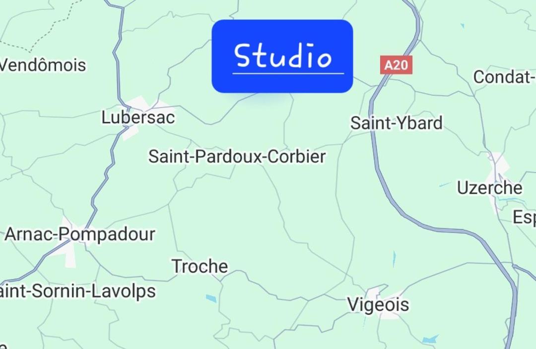 Studio L'Audrerie. Saint-Pardoux-Corbier Buitenkant foto